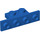 LEGO Blau Halterung 1 x 2 - 1 x 4 mit abgerundeten Ecken (2436 / 10201)