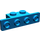 LEGO Blauw Beugel 1 x 2 - 1 x 4 met afgeronde hoeken en vierkante hoeken (28802)