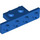 LEGO Blue Bracket 1 x 2 - 1 x 4 with Rounded Corners and Square Corners (28802)