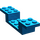LEGO Blau Halterung 8 x 2 x 1.3 (4732)