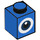LEGO Blauw Steen 1 x 1 met Eye (3005 / 95020)