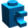 LEGO Blau Backstein 1 x 1 mit Horizontaler Clip (60476 / 65459)