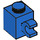 LEGO Blue Brick 1 x 1 with Horizontal Clip (60476 / 65459)