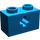 LEGO Blau Backstein 1 x 2 mit Achse Loch („+“ Öffnung und Unterrohr) (31493 / 32064)