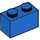 LEGO Blauw Steen 1 x 2 met buis aan de onderzijde (3004 / 93792)
