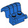 LEGO Blau Backstein 1 x 2 mit Claws und Griff (80488)