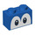 LEGO Blue Brick 1 x 2 with Eyes with Bottom Tube (68946 / 101881)