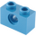 LEGO Blue Brick 1 x 2 with Hole (3700)