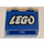 LEGO Blue Brick 1 x 2 with Lego Logo with open &#039;O&#039; with Bottom Tube (3004 / 93792)