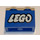 LEGO Modrá Kostka 1 x 2 s &quot;LEGO&quot; se spodní trubičkou (3004)