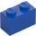 LEGO Blue Brick 1 x 2 with Studs on One Side (11211)