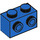 LEGO Blau Backstein 1 x 2 mit Bolzen auf Eins Seite (11211)