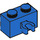 LEGO Blue Brick 1 x 2 with Vertical Clip (Open &#039;O&#039; clip) (42925 / 95820)