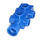 LEGO Bleu Brique 1 x 2 x 0.7 avec Goujons sur Sides (4595)