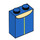LEGO Bleu Brique 1 x 2 x 2 avec Tan Dress avec porte-goujon intérieur (3245 / 102458)
