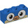 LEGO Blau Backstein 1 x 3 mit Prince Puppycorn Mouth mit Augen (3622 / 38351)