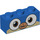 LEGO Blauw Steen 1 x 3 met Prince Puppycorn Mond met Ogen (3622 / 38351)