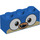 LEGO Blau Backstein 1 x 3 mit Prince Puppycorn Open Mouth mit Augen (3622 / 38289)