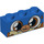 LEGO Blue Brick 1 x 3 with Puppycorn Dessert Dog Face (3622 / 38907)