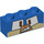 LEGO Blau Backstein 1 x 3 mit Platz Augen und mouth showing Zähne (3622 / 38350)