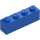 LEGO Blue Brick 1 x 4 with 4 Studs on One Side (30414)