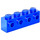 LEGO Blau Backstein 1 x 4 mit 4 Bolzen auf Eins Seite (30414)