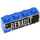 LEGO Blue Brick 1 x 4 with &#039;RENAULT&#039; Sticker (3010 / 6146)