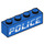 LEGO Blauw Steen 1 x 4 met Slanted &#039;Politie&#039; logo (1414 / 3010)