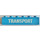 LEGO Blau Stein 1 x 6 mit &#039;Transport&#039; Stencil (3009 / 30611)