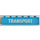 LEGO Bleu Brique 1 x 6 avec &#039;Transport&#039; Stencil (3009 / 30611)