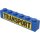 LEGO Blau Backstein 1 x 6 mit &quot;TRANSPORT&quot; Aufkleber (3009)