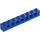 레고 파란색 벽돌 1 x 8 ~와 함께 구멍 (3702)