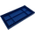 LEGO Bleu Brique 10 x 20 avec des tubes inférieurs autour du bord et des supports croisés doubles