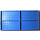 LEGO Blue Brick 10 x 20 without Bottom Tubes, with &#039;+&#039; Cross Support