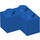 LEGO Blue Brick 2 x 2 Corner (2357)
