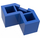 LEGO Blau Backstein 2 x 2 Facet (87620)