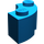 LEGO Blue Brick 2 x 2 Round Corner with Stud Notch and Hollow Underside (3063 / 45417)