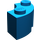 LEGO Blue Brick 2 x 2 Round Corner with Stud Notch and Normal Underside (3063 / 45417)