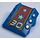 LEGO Bleu Brique 2 x 2 avec Flanges et Pistons avec &#039;30&#039; et Argent Stars (30603)