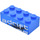 LEGO Blau Backstein 2 x 4 mit Adrift (Links) Aufkleber (3001)