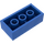 LEGO Blau Stein 2 x 4 mit Achse Löcher (39789)