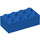 LEGO Blau Backstein 2 x 4 mit Achse Löcher (39789)