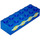 LEGO Blue Brick 2 x 6 with Yellow and Blue Decoration Sticker (2456)