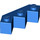 LEGO Bleu Brique 3 x 3 Facet (2462)