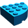 LEGO Blue Brick 4 x 4 Round Corner (2577)