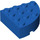 LEGO Blauw Steen 4 x 4 Ronde Hoek (2577)