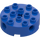 LEGO Blue Brick 4 x 4 Round with Holes (6222)