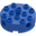 LEGO Blue Brick 4 x 4 Round with Holes (6222)