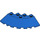 LEGO Blauw Steen 6 x 6 Ronde (25°) Hoek (95188)