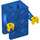LEGO Blau Backstein Costume mit Blau Arme und Gelb Hände (38376)